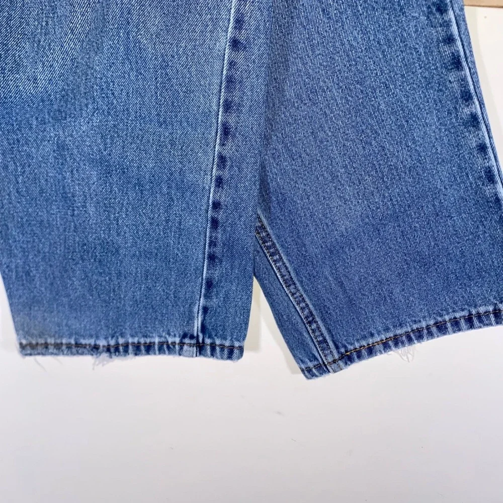 Levi's 505 Regular Fit Straight Leg Jeans Mens 34x29 Medium Wash Blue‎ Denim